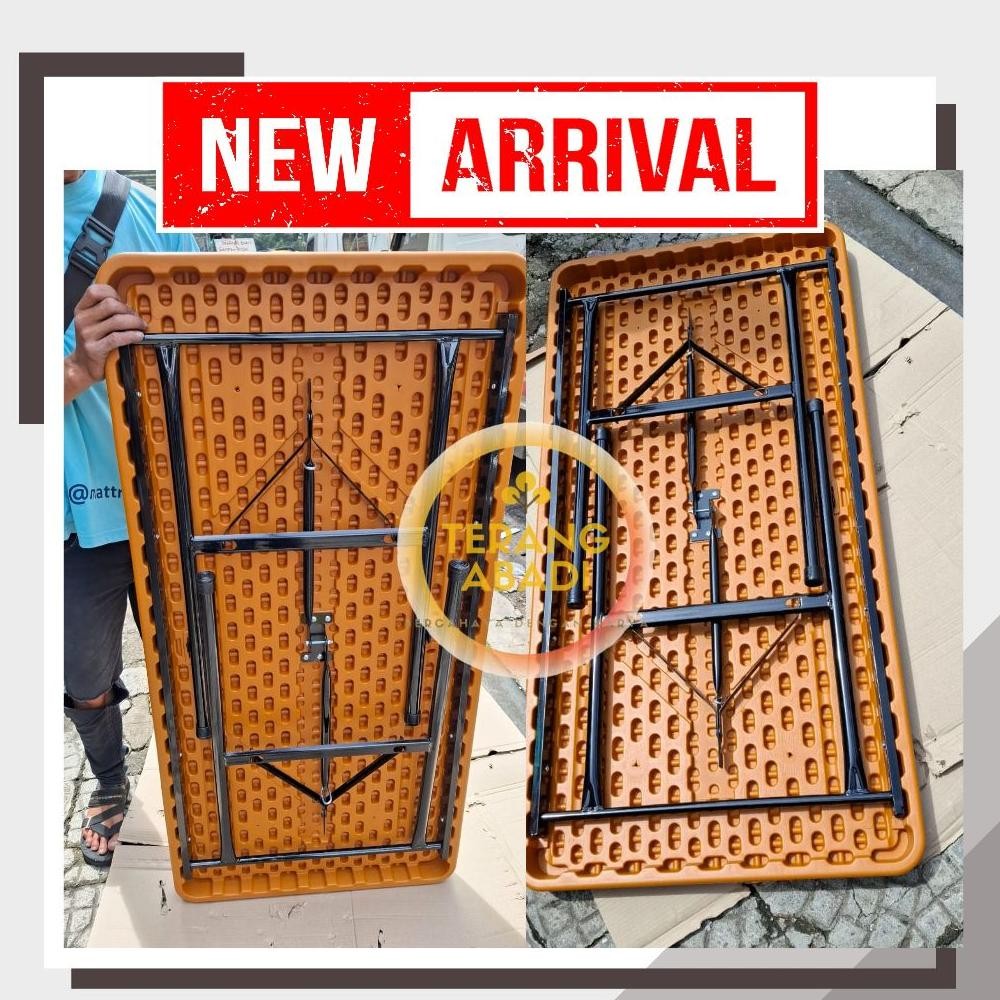 [PROMO] Meja Lipat JUMBO Adjustable/ Meja Lipat Portable/ Meja Lipat Nandos/ Meja Lipat uk 122 cm