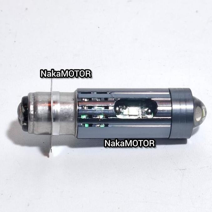 DF252>> Lampu Utama LED H6 Laser IBRIGHT Senja RGB + Kipas Pendingin High Low