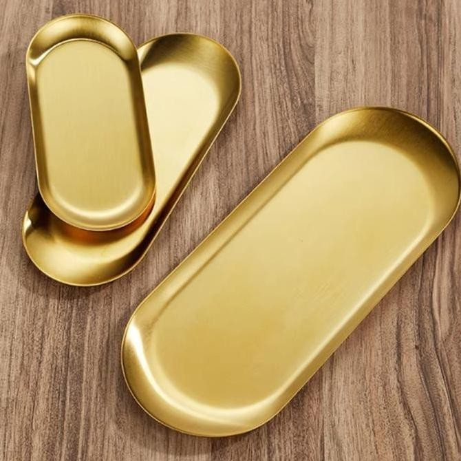 

NEW - Decore Hiasan Metal Plate Import Premium Gold