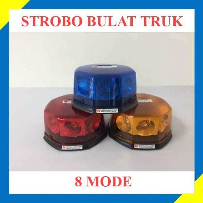 TERLARIS - LAMPU STROBO ATAP VARIASI MOBIL TRUK TRUCK ROI ROY 8 MODE A07