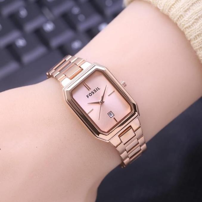 Jam Tangan Wanita Fossil Kotak Rantai