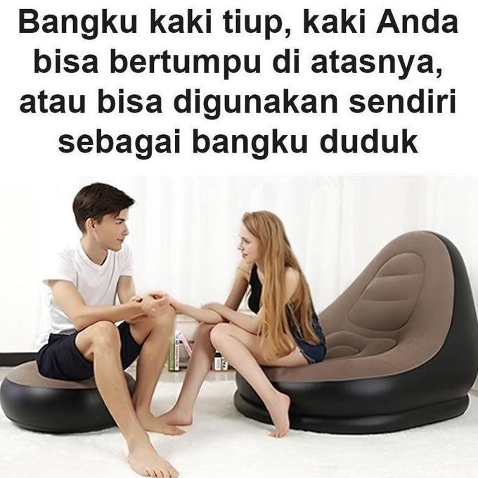 PROMO - Sofa Santai Angin Intime/Pompa Angin Sofa Santai Luar Ruangan Kursi Santai Malas Tiup Kursi