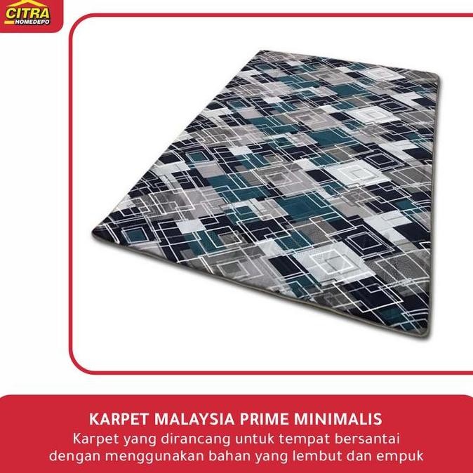 PROMO DISKON - Karpet Malaysia Jumbo 90x220 | Tebal .8cm | Anti Slip | Lembut & Nyaman