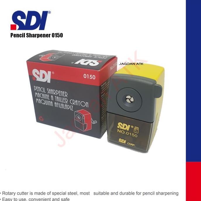 

TERLARIS - SDI 0150 Serutan Rautan Pensil Kayu Putar High Quality