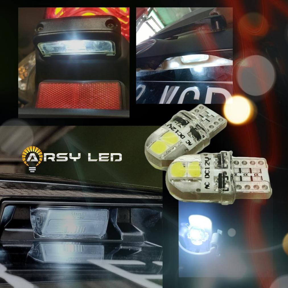 Re-65 Arsy Led Lampu Plat Nomor Motor Beat Vario Nmax Aerox Matic Premium