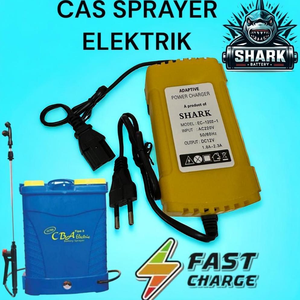 Promo Cod Power Charger Cas Tangki Sprayer Elektrik Hama 2.3 A 12V / Cas Aki Sprayer Hama Elektrik 2