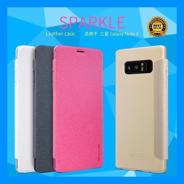(Promo) Flip Case Nillkin Samsung Galaxy Note 8 2017 Sparkle Series Bestseller