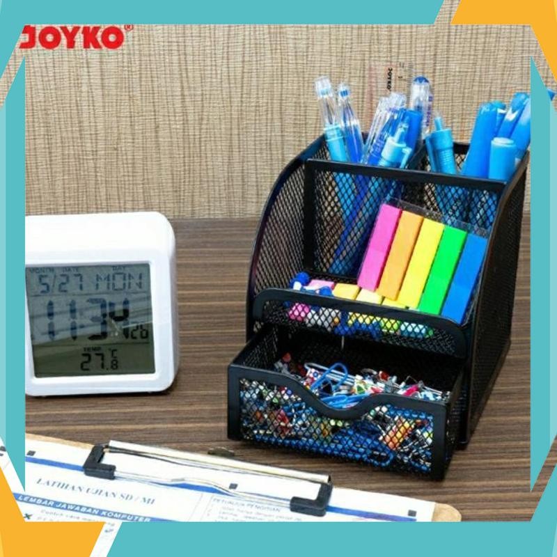 

Promo DESK SET/ PEN HOLDER / TEMPAT ALAT TULIS JARING JALA JOYKO DS-18 ENS-00
