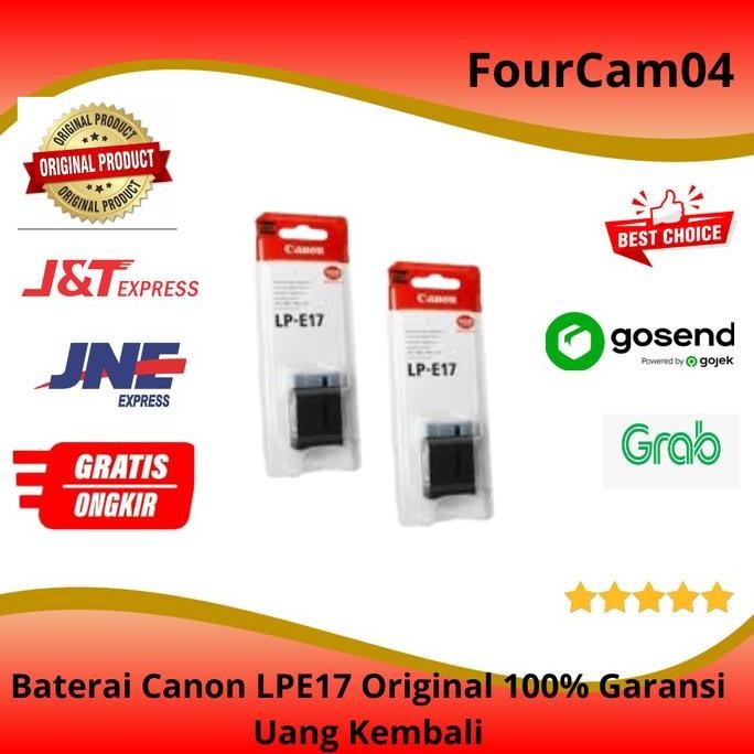 TERBARU - CANON LPE17 BATTERY-BATTERAI CANON LP-E17 ORIGINAL For EOS M3/M6/800D