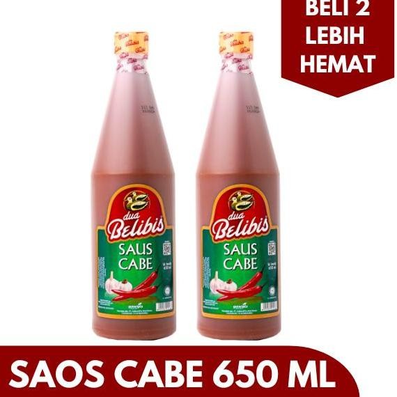 Dua Belibis [2 Lebih Hemat] Saos Cabe 650 Ml Dua Belibis