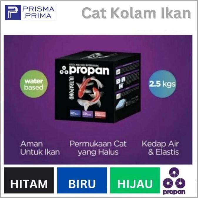 Propan Ultrapond Cat Kolam Ikan Koi Pelapis Anti Bocor Waterproofing