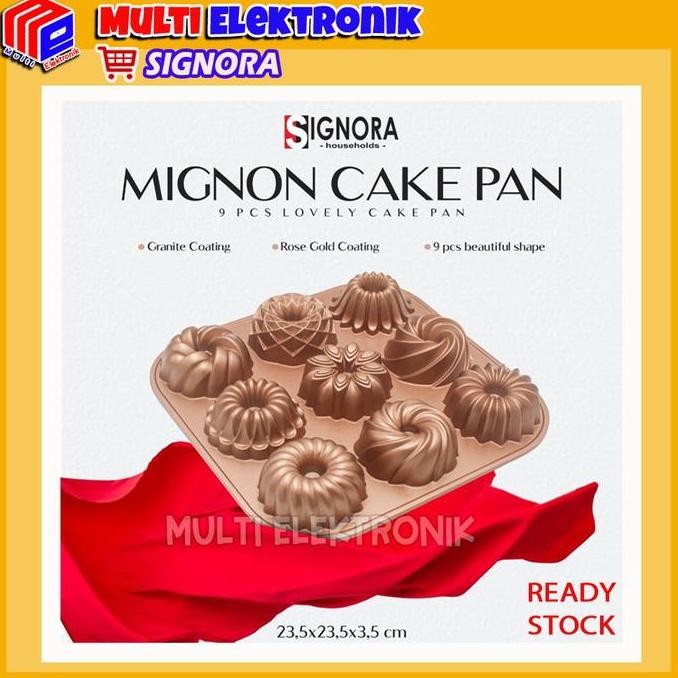 TERBARU - Signora Loyang Mignon Cake / Mignone Cake pan Signora / Loyang Sultan