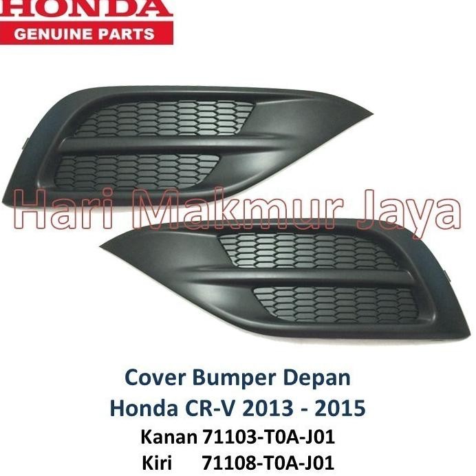Cover Bumper Depan Kanan Kiri Honda CR-V CRV GEN4 2013 2014 2015 Genuine Part Asli baru crv garnish 