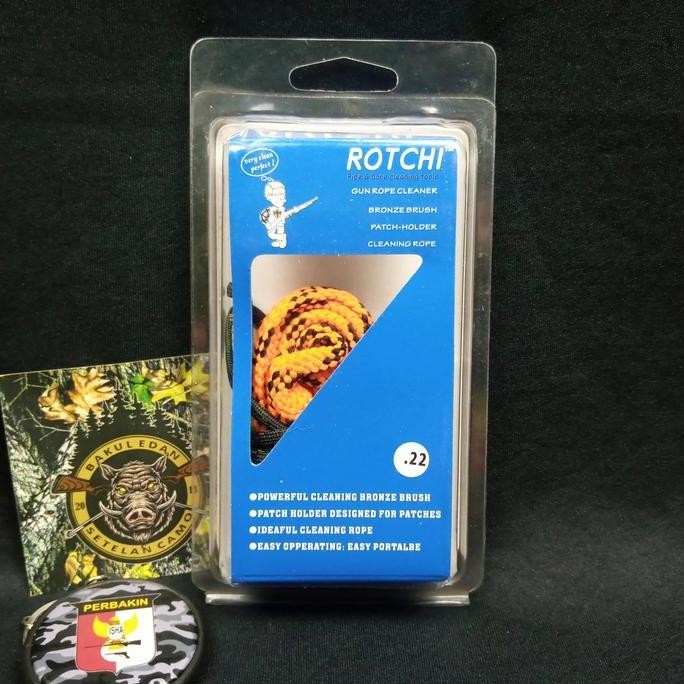 TERMURAH - ROTCHI BORE SNAKE CAL 22 / TALI PEMBERSIH LARAS (SC2508)