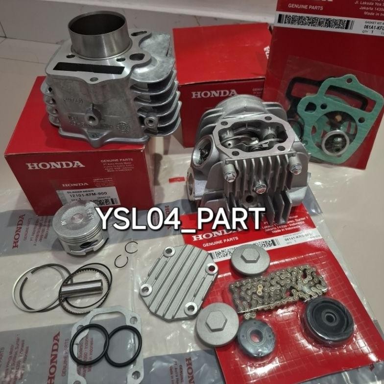 BLOK SEHER PLUS BLOK HEAD KFM SUPRA FIT NEW SUPRA FIT LAMA LEGENDA REVO 100 ORI