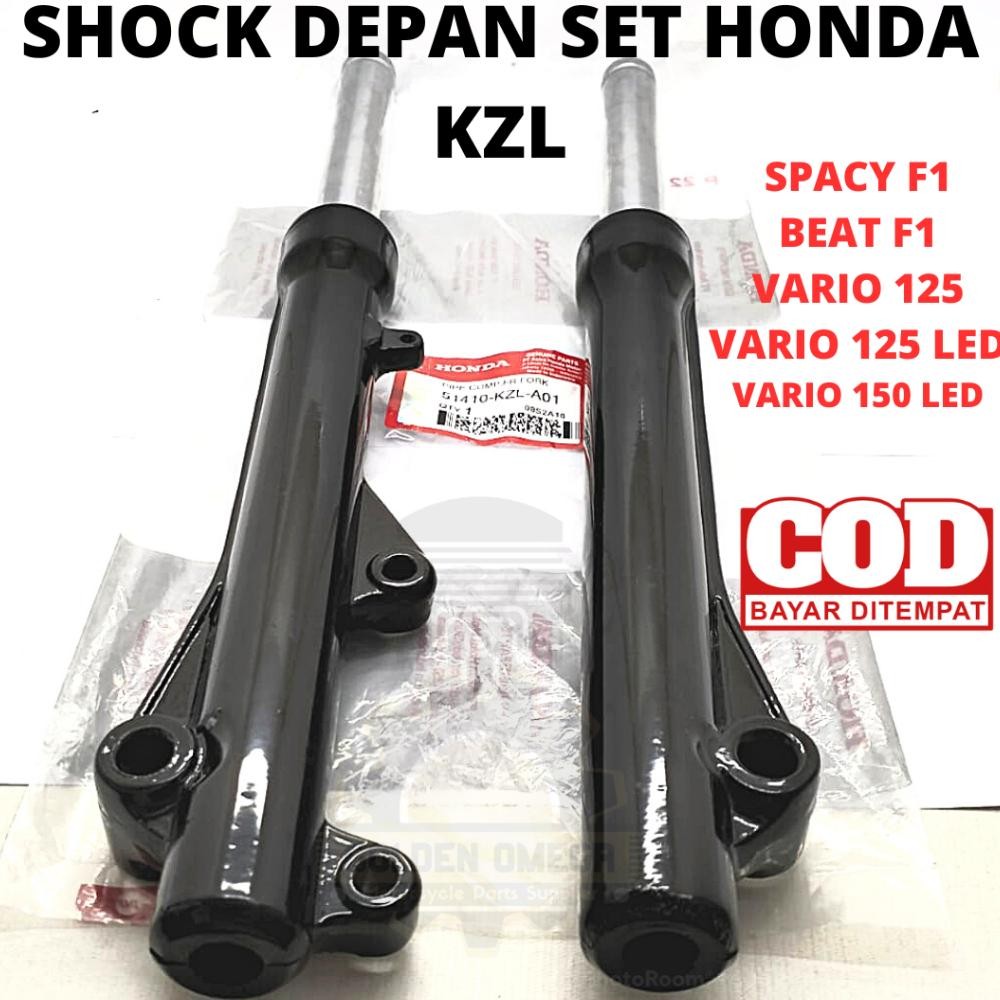 SHOCK DEPAN SET HONDA KZL KUALITAS ORINAL ORI ASLI AS SHOCK SAMA TABUNG BEAT F1, SPACY F1, VARIO 125