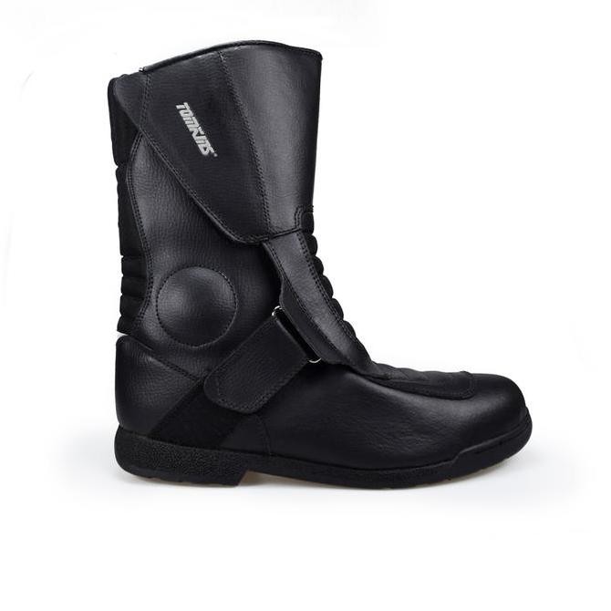 TERLARIS - TOMKINS Polo Tour Star - Hitam Sepatu Motor