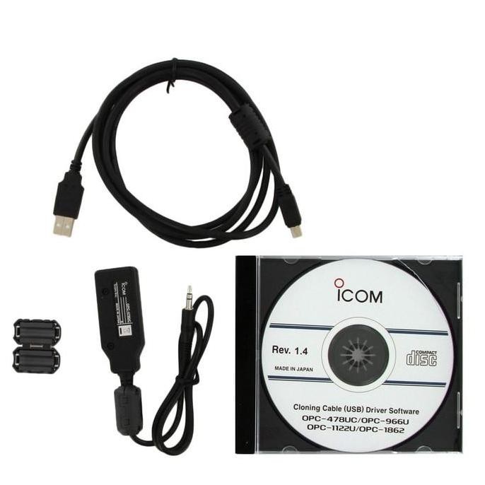Icom OPC-478UC Kabel Program dan Software IC-V80 V88 Ori Cloning Cable