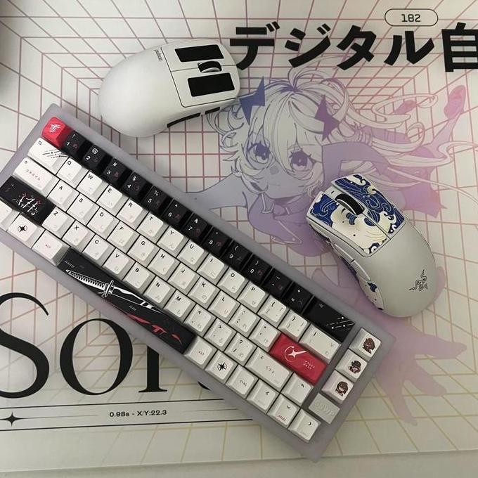 Yuki Aim Keycaps Japanese Root PBT Keycaps Clone