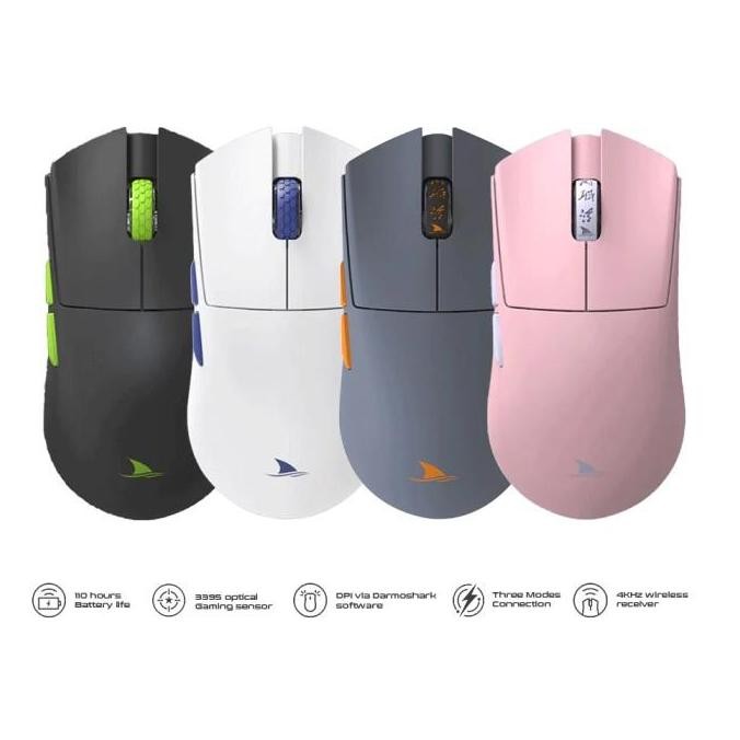Darmoshark M3s Pro 4k Varun Wireless Ultra Light M3SPRO Gaming Mouse