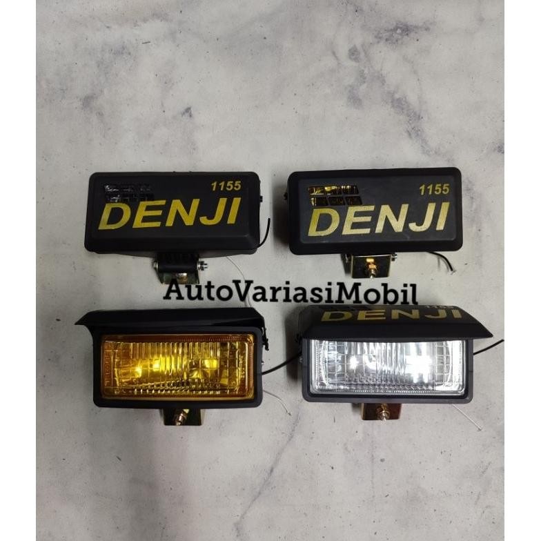 Foglamp Lampu tembak kabut kotak Denji Univarsal