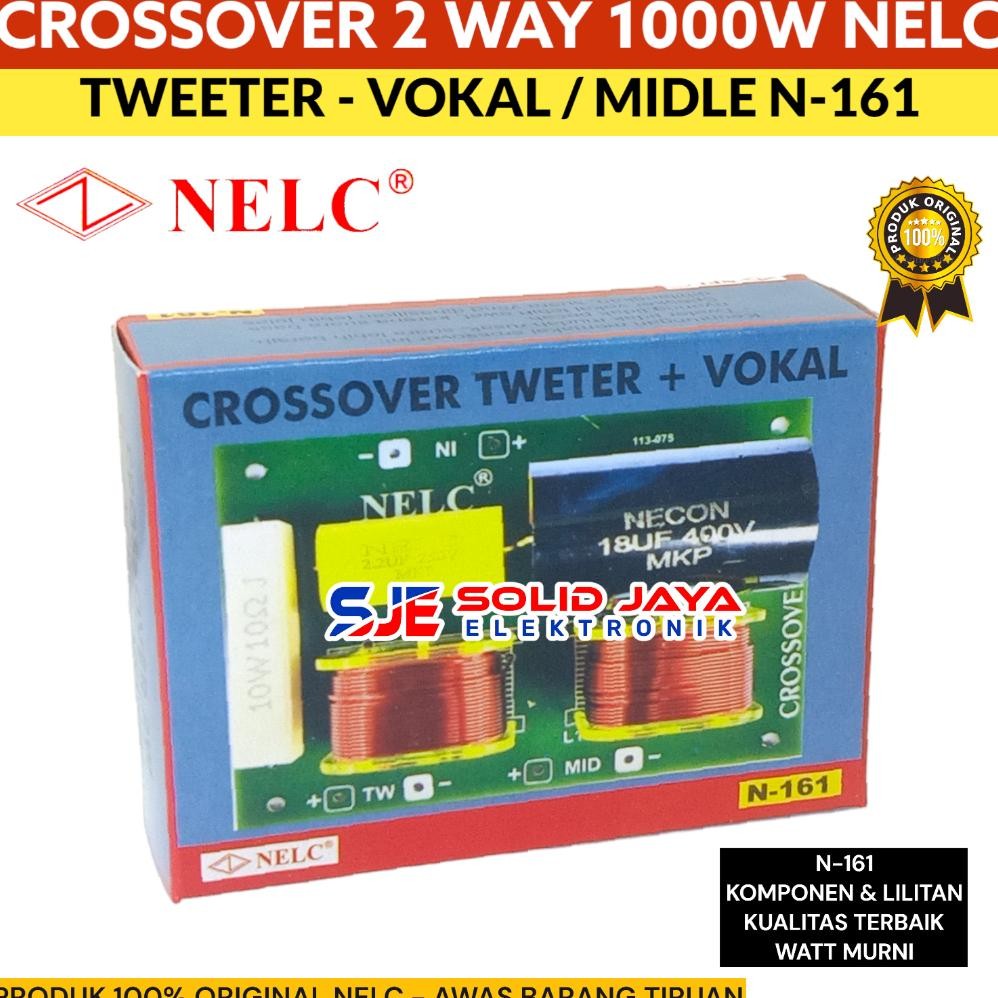 Racun Shopee Koe-1116 Kit Crossover 2 Way Tweeter + Vokal N-161 Crossover Pasif 2 Way Crossover Cros