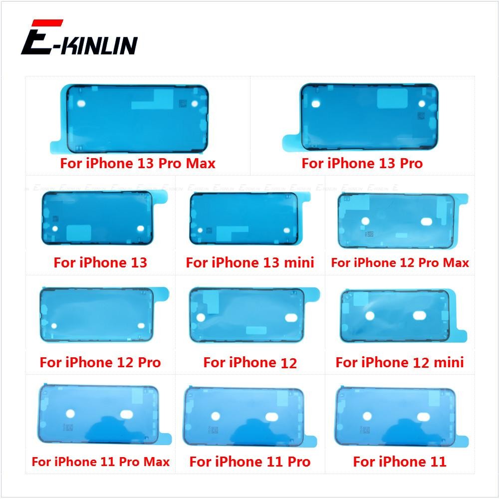 

Stiker Tahan Air Untuk iPhone 12 13 mini 11 Pro Max SE 2020 LCD Display Frame Bezel Seal Tape Lem Pe