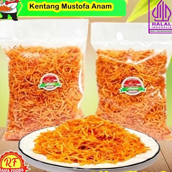 

Kentang Mustofa Anam 1Kg Keripik Goreng Kering Balado Pedas Manis Teri Kacangsna Kiloan