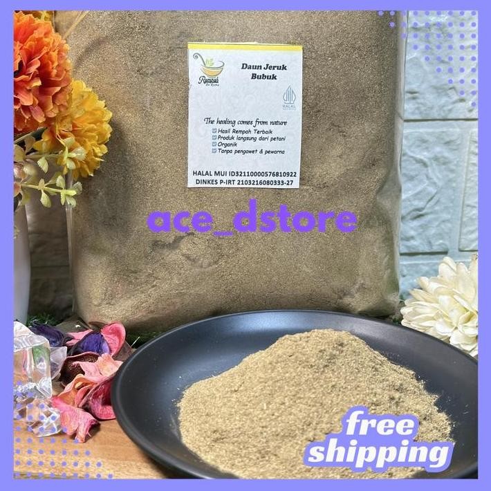 

DAUN JERUK BUBUK BERAT BERSIH PRODUK 500 GRAM BY ACE D'STORE
