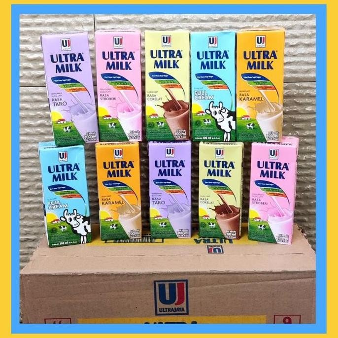 (Good) Susu Ultra milk 200ml karton mix rasa | Susu Ultra milk 200ml Dus mix rasa