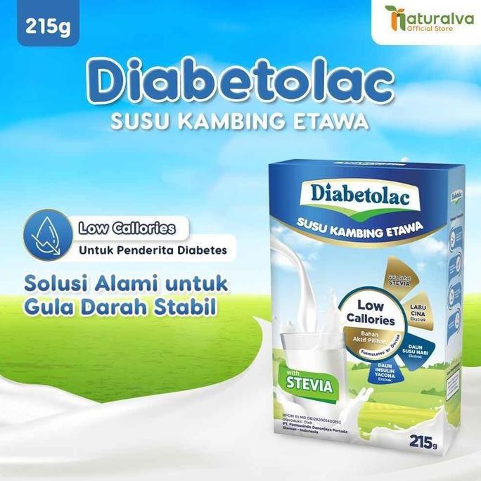 

(Good) Diabetolac Susu Kambing untuk Penderita Diabetes Manis Alami Stevia Rendah Kalori Susu Etawa Tinggi Serat