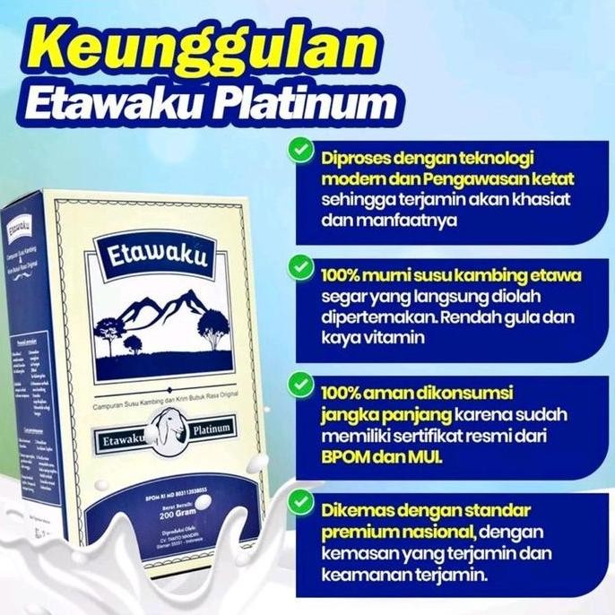 

(Good) Susu Kambing ETAWAKU PLATINUM | Atasi Gangguan Pernafasan & Nyeri Sendi