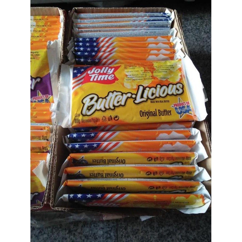 (Good) Jolly Time/ Popcorn Jolly Time/ Popcorn/ Popcorn Murah USA/ cemilan