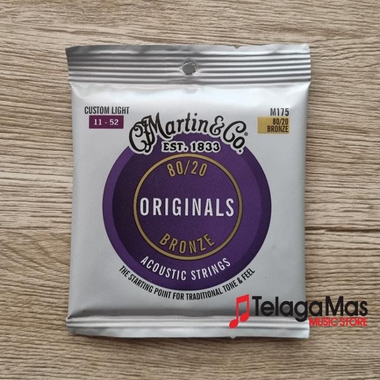 senar gitar akustik martin M175 original