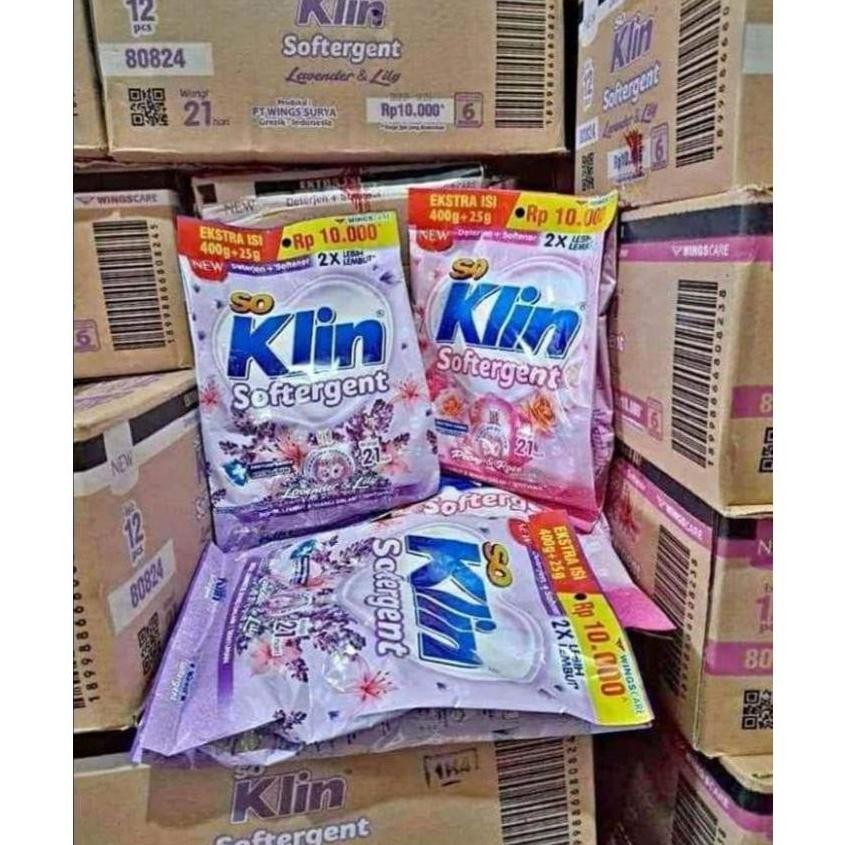 Promo Soklin Softergent Bubuk Kemasan 5000 Kardus 1 Dus Promo