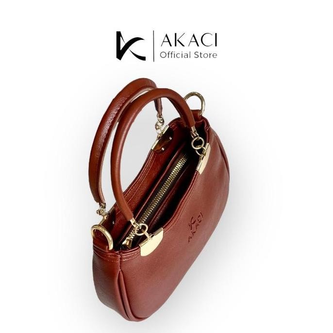 Tas Tangan Dan Selempang Mini Kellin Akaci 09-8416 Bahan Lexus Dengan 2 Ruang - Kulit Wanita Origina