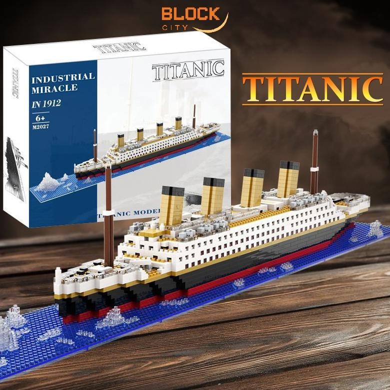Block City- Titanic Puzzle Block Bricks Toys Mainan Balok Susun Kapal Titanic