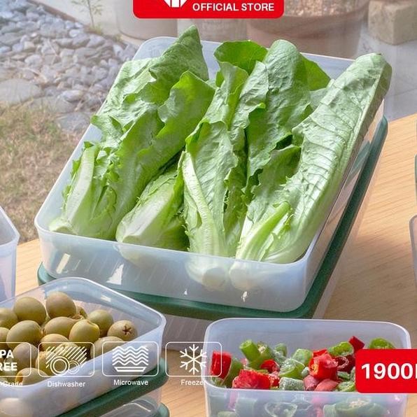 Silicook Flexible Korean 1 Food Container Organizer Kotak Makanan Penyimpanan Kulkas Fridge Refrerat