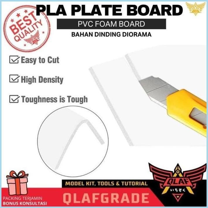 

READY PLA PLATE BOARD 1MM LARGE PVC FOAM 60X30 DIORAMA DINDING MAKET MODEL TERLARIS