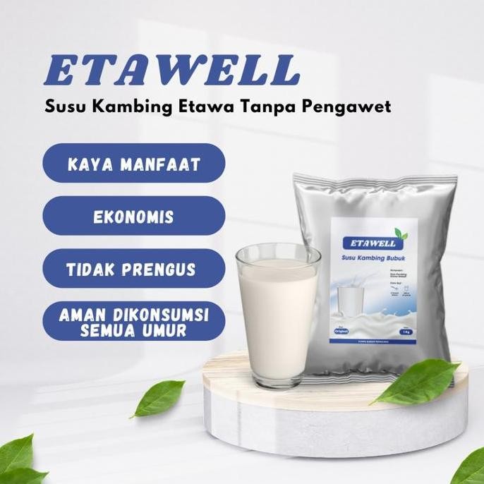 

(Good) Etawell - Susu Kambing Bubuk Jahe 1000 Gr
