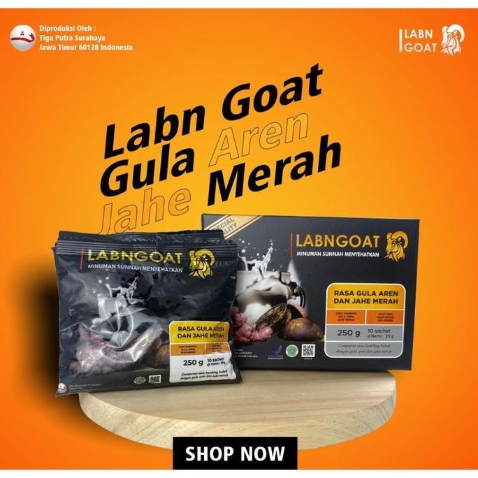 

(Good) Labn Goat Susu Kambing Rasa Jahe Merah / Susu Kambing Etawa Rasa Gula Aren dan Jahe Merah