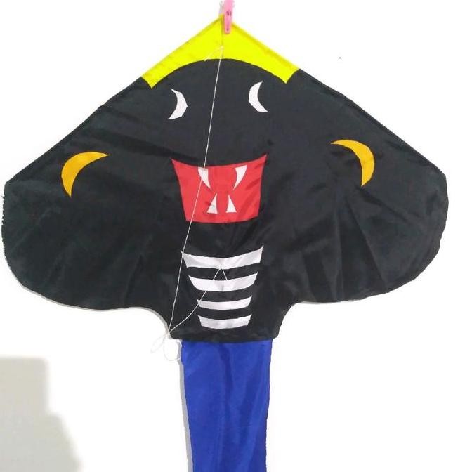 (Good) layang layang pantai motif cobra / layang layang kain pantai bukan layang layang naga atau la