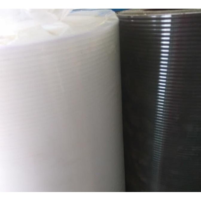 FIBER PENUTUP PAGAR GARIS LINER METERAN / PVC SHEET / PLASTIK PAGAR murah