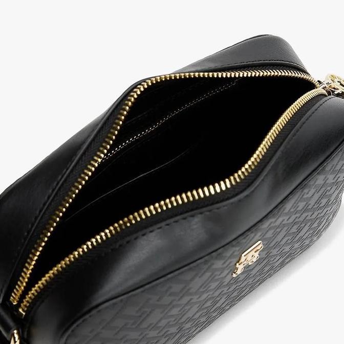 ready stock Tommy Hilfiger - Textured Monogram Crossbody Bag Tas Selempang Wanita