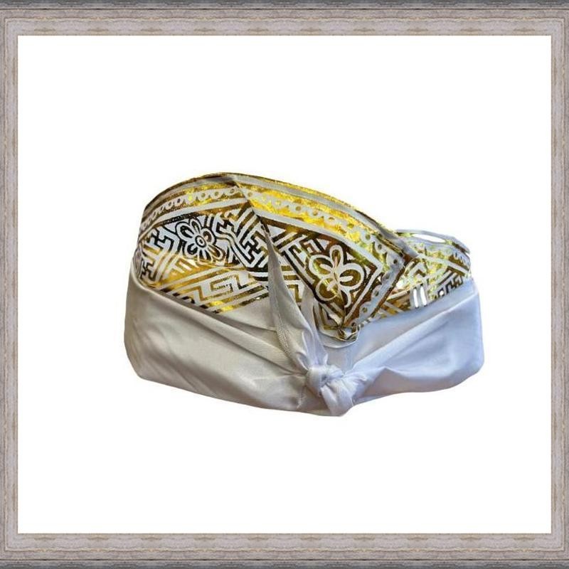 Bisa COD Udeng Bali putih _ iket Bali Prada iket sendiri praktis SXA-77