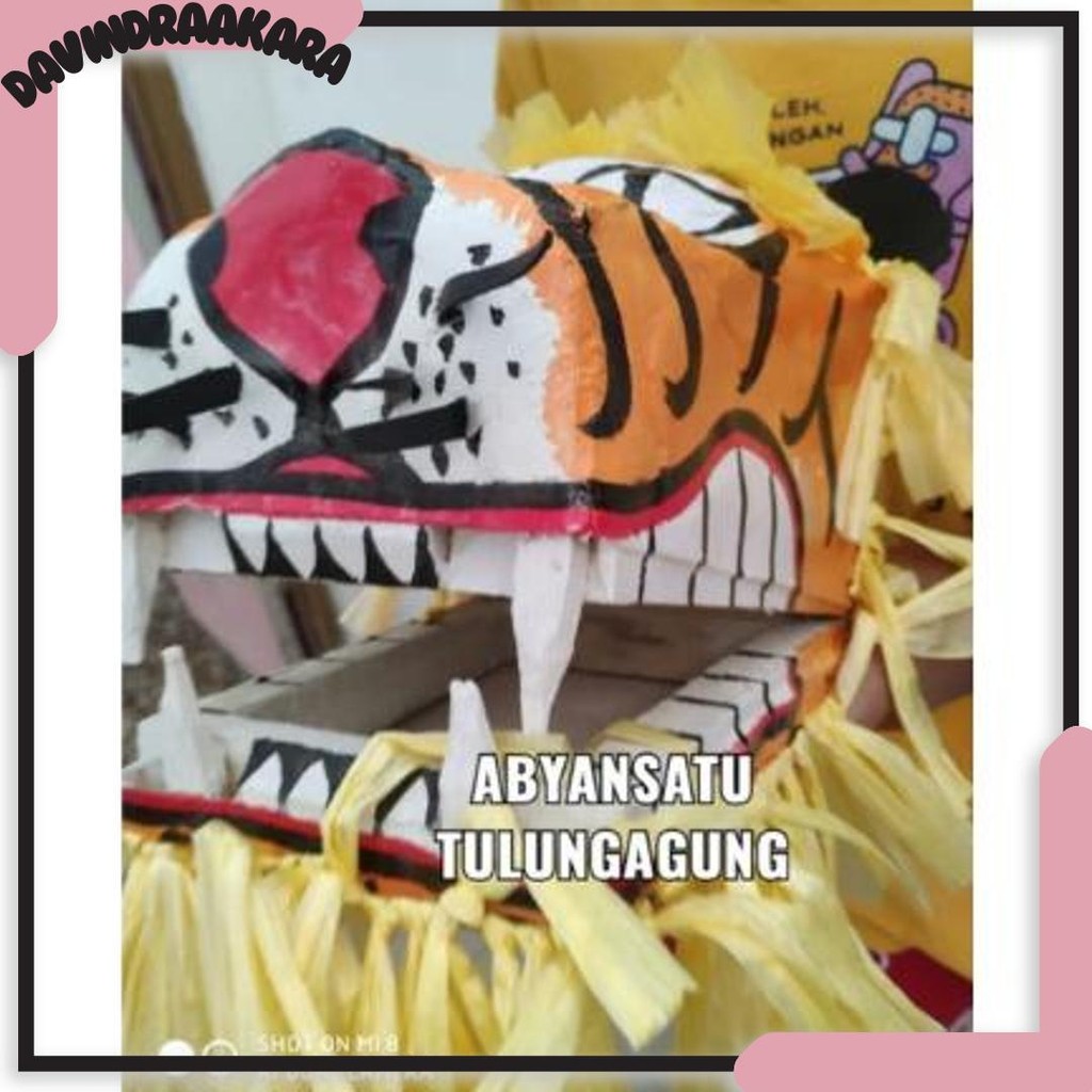 UNIK singo barong singo sakti topeng harimau barongan caplokan