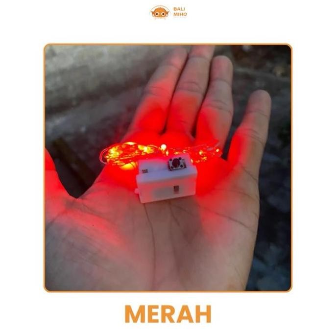 (Best) Lampu Layangan 2 meter - Lampu Layangan Kawat Baterai - Lampu Layang Layang Baterai - Lampu L