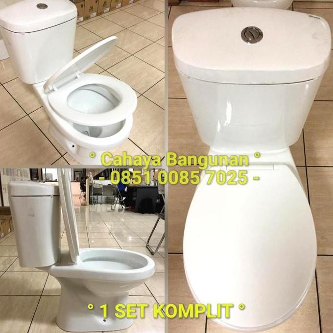 Closet Kloset Wc Duduk Set Toilet Komplit Murah Renovo Bkn Toto Wasser Murah Berkualitas