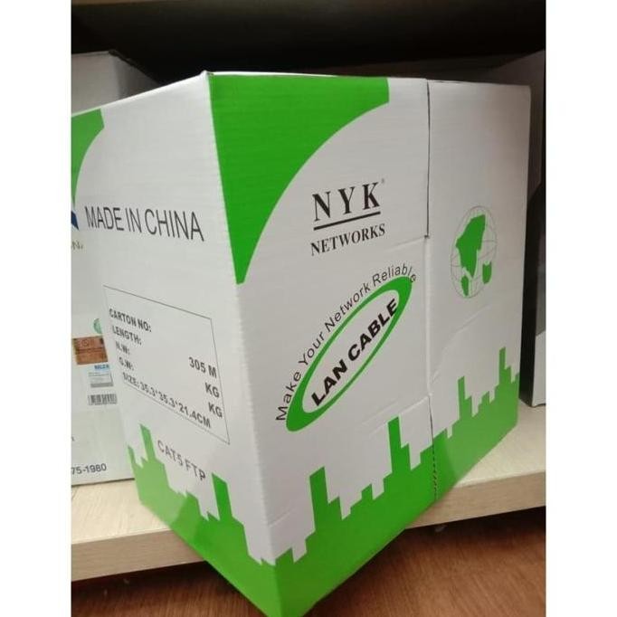 Kabel Lan Ftp Cat 5 Nyk 305 Meter 1 Roll | Nyk Kabel Lan Ftp
