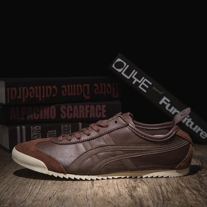 Sepatu O.N.I.T.S.U.K.A Tiger Deluxe Made In Japan"TRIPLE BROWN" KH